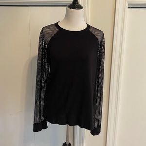DKNY Sport Sweatshirt with Mesh Sleeves